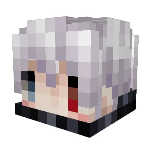 Tll325 Minecraft avatar head, 3D render