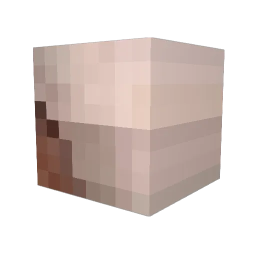 Tlmarley Minecraft avatar head, 3D render