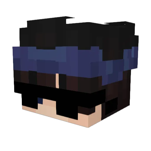 Tlpsy__ Minecraft avatar head, 3D render