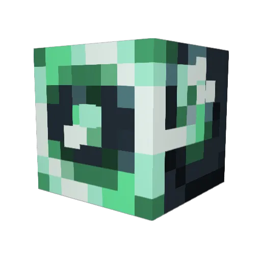 TltsMcgee Minecraft avatar head, 3D render