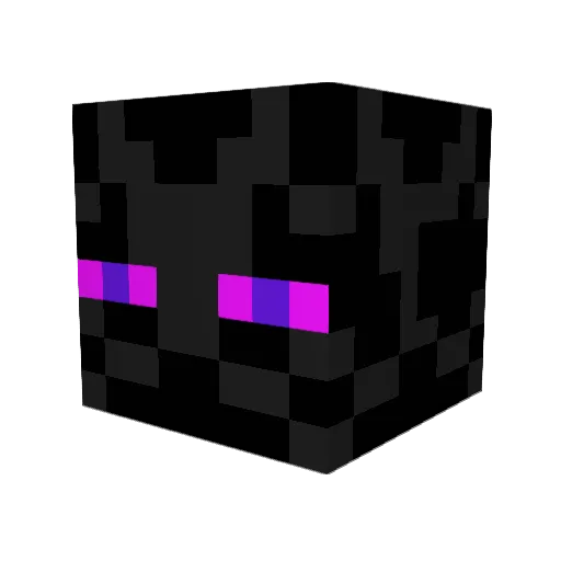 TmE_PeaKed Minecraft avatar head, 3D render