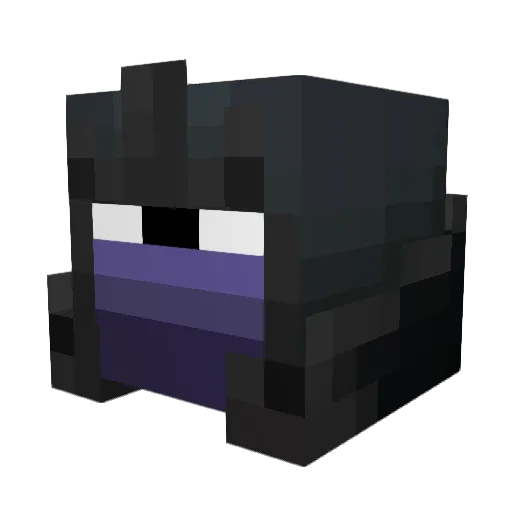 Tmaiti Minecraft avatar head, 3D render