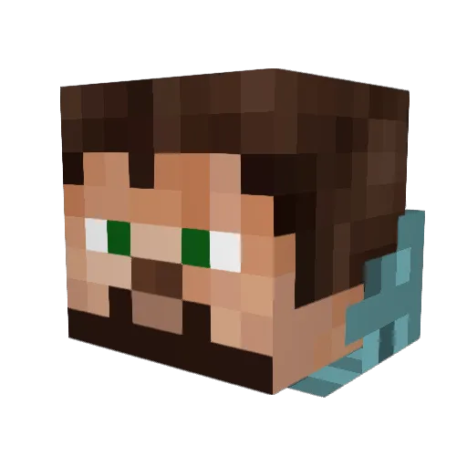 Tmanindahouse Minecraft avatar head, 3D render