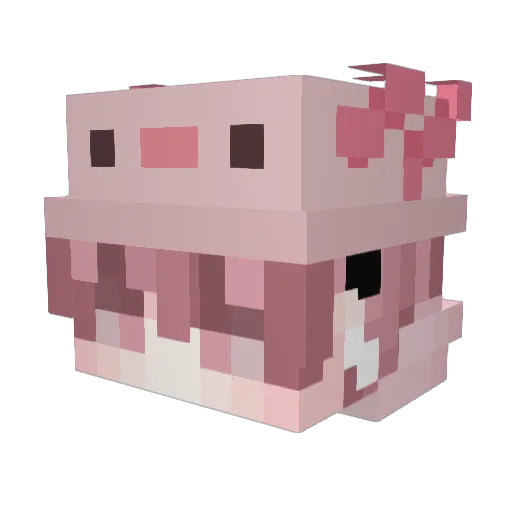 TmartixT Minecraft avatar head, 3D render