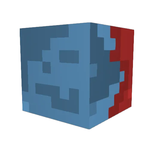 Tminhkhoa Minecraft avatar head, 3D render