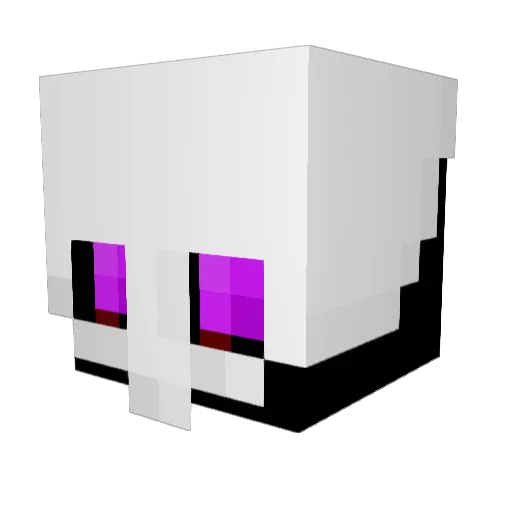 TnTFx Minecraft avatar head, 3D render
