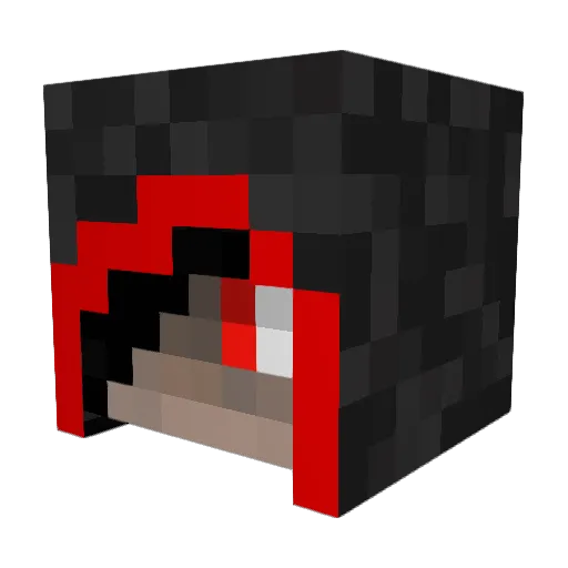 TnTtheGamer Minecraft avatar head, 3D render