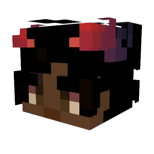 TnaRll Minecraft avatar head, 3D render