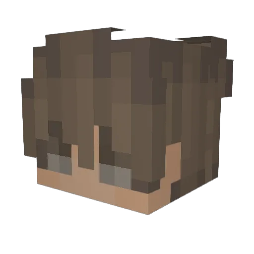 Tnakboy Minecraft avatar head, 3D render