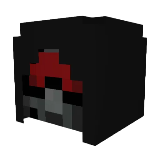 Tnano Minecraft avatar head, 3D render