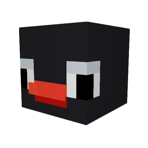 TneNukiPro Minecraft avatar head, 3D render