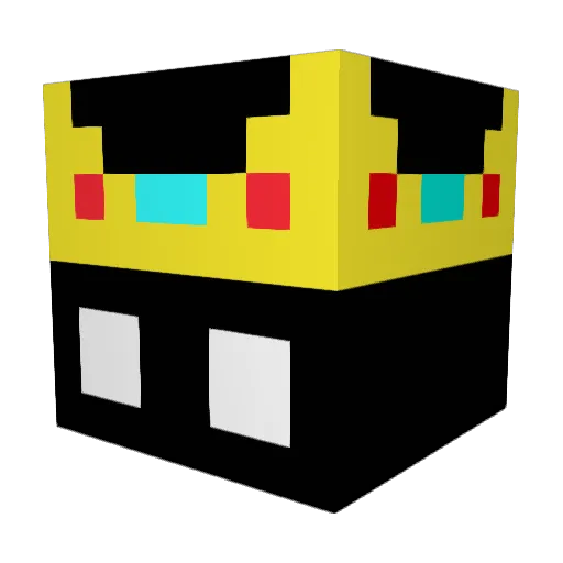 Tnickles Minecraft avatar head, 3D render