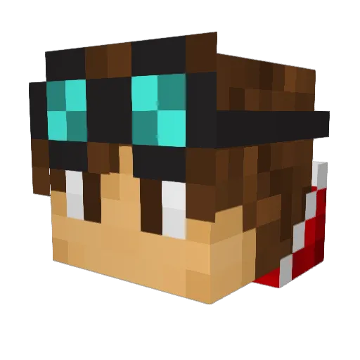 Tnttr5 Minecraft avatar head, 3D render