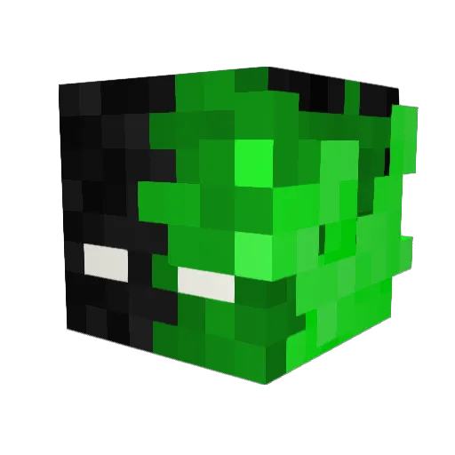 ToBadSoSad Minecraft avatar head, 3D render