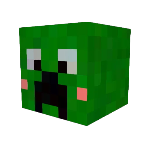 ToBeNumberOne Minecraft avatar head, 3D render