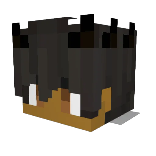 ToBeTony Minecraft avatar head, 3D render