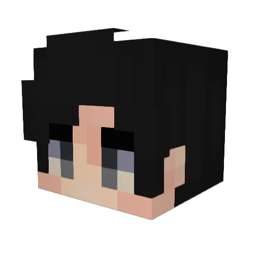 ToEorNotToE Minecraft avatar head, 3D render