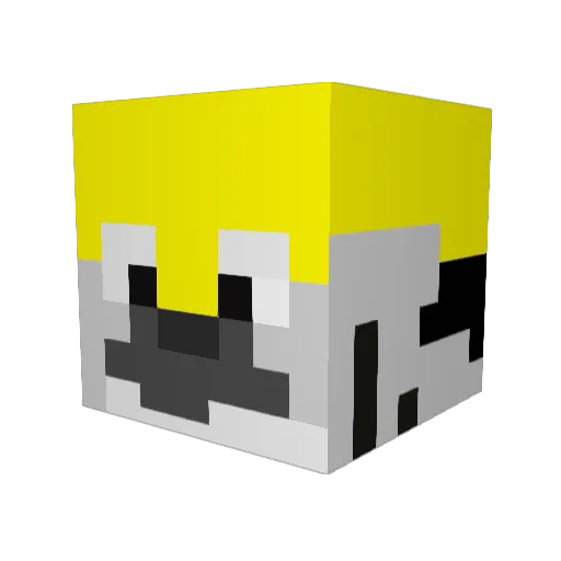 ToFabian_ Minecraft avatar head, 3D render