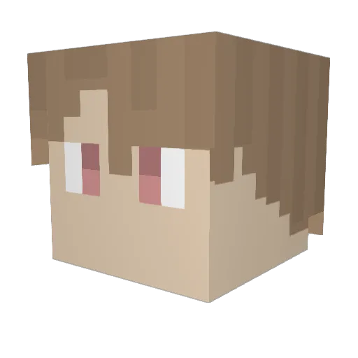 ToFiq_23 Minecraft avatar head, 3D render