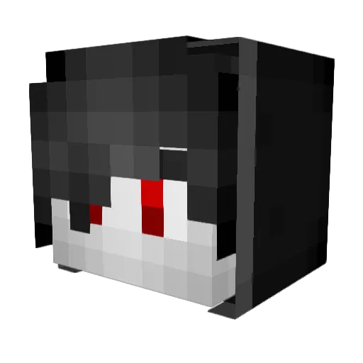 ToFrac Minecraft avatar head, 3D render