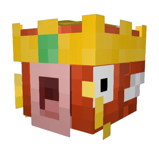 ToJaKarp2137 Minecraft avatar head, 3D render