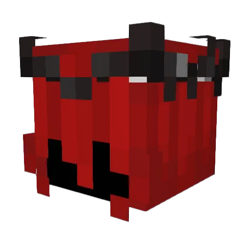 ToMaTozZ Minecraft avatar head, 3D render