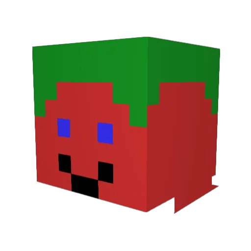 ToMasa0806 Minecraft avatar head, 3D render
