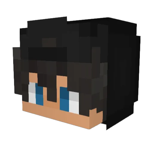 ToMeRkAb Minecraft avatar head, 3D render