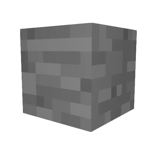 ToMuch Minecraft avatar head, 3D render