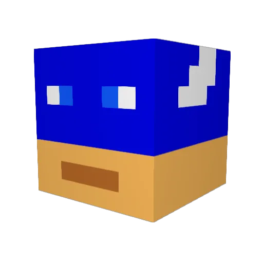 ToMy1010_ Minecraft avatar head, 3D render