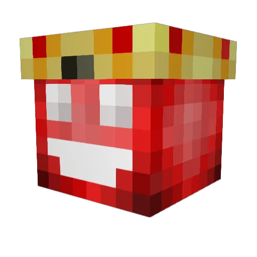 ToMySo Minecraft avatar head, 3D render