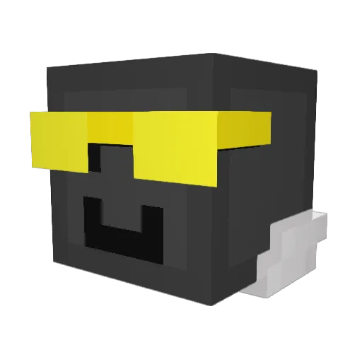 ToNieSzarrry Minecraft avatar head, 3D render