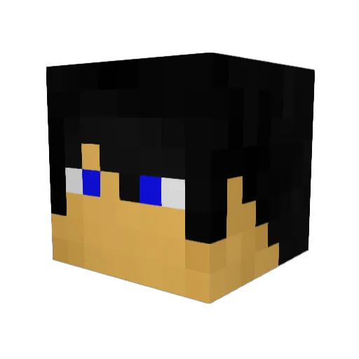 ToPeKaL Minecraft avatar head, 3D render