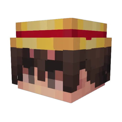ToSelfish Minecraft avatar head, 3D render