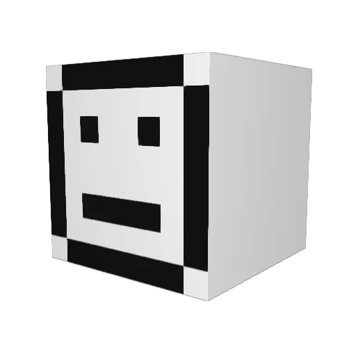 ToTo159 Minecraft avatar head, 3D render