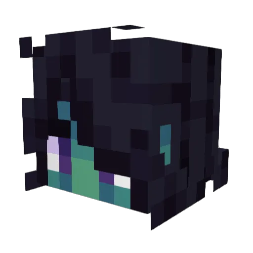 ToXedia Minecraft avatar head, 3D render