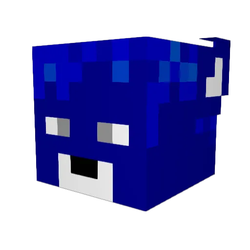 ToXiC_Neuro Minecraft avatar head, 3D render