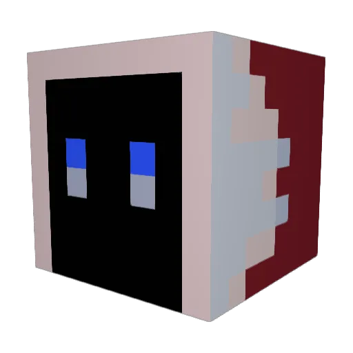 ToXicloudZa Minecraft avatar head, 3D render