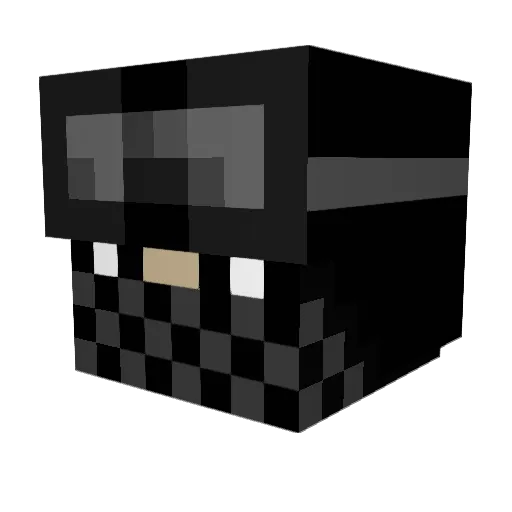ToXicol Minecraft avatar head, 3D render