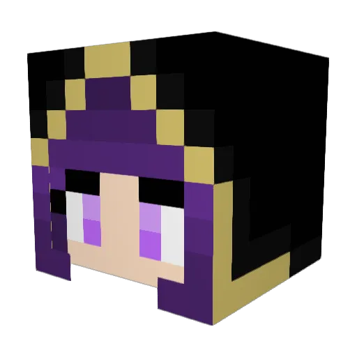 ToXiiCBULLET Minecraft avatar head, 3D render