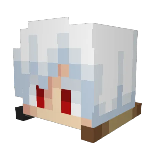 To_Skandal Minecraft avatar head, 3D render