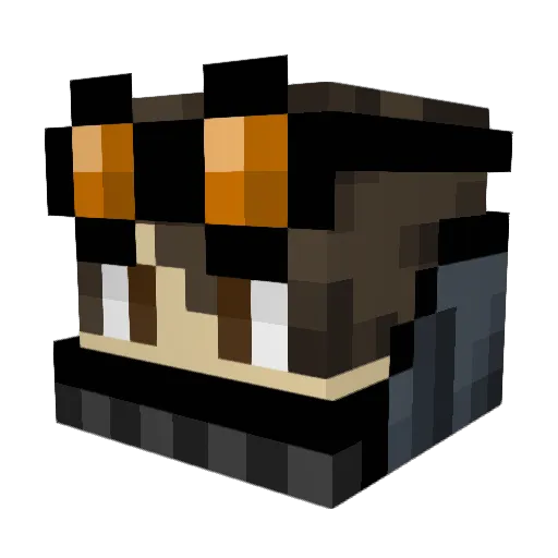 To_many_creepers Minecraft avatar head, 3D render