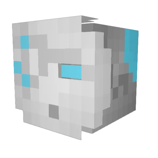Toa_Innodence Minecraft avatar head, 3D render