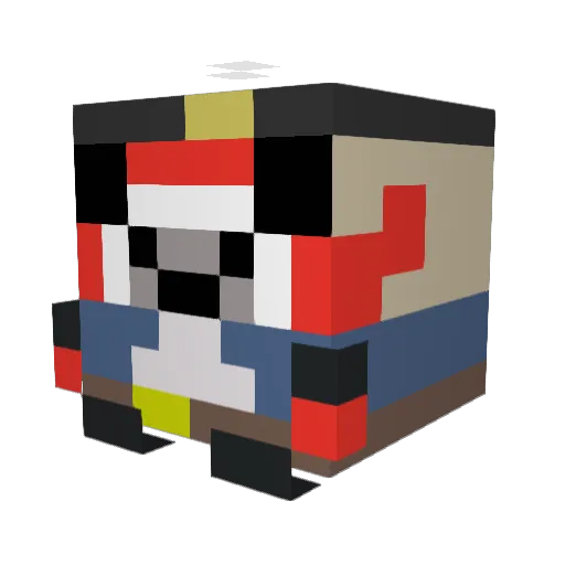 ToadFelino Minecraft avatar head, 3D render