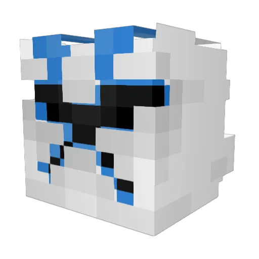 ToadMarwin Minecraft avatar head, 3D render