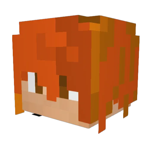 ToadSagaJiraiya Minecraft avatar head, 3D render