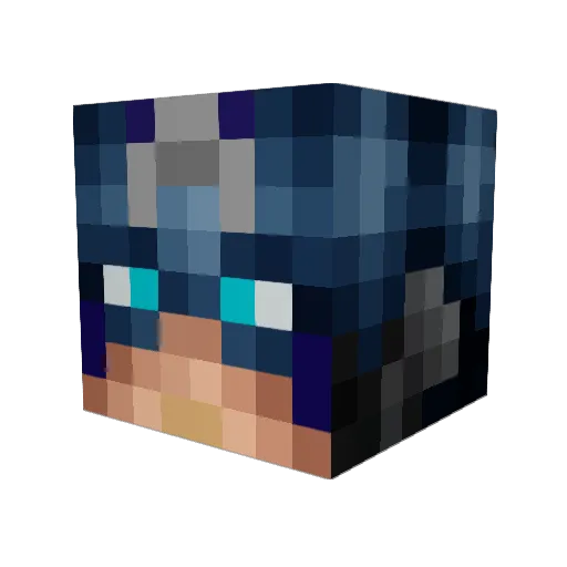 Toady677 Minecraft avatar head, 3D render