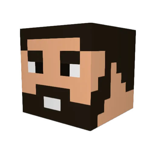 Toan732 Minecraft avatar head, 3D render