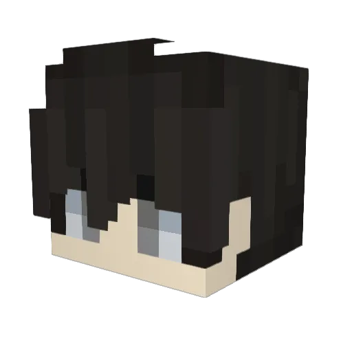 ToanGoatYT Minecraft avatar head, 3D render