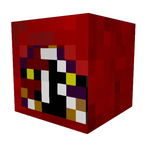 Toast504 Minecraft avatar head, 3D render